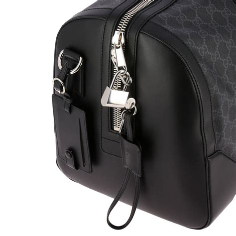 black gucci travel bag|Gucci travel bags for men.